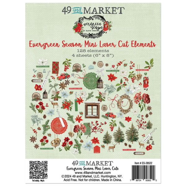 49 & Market - Evergreen Season - Laser Cut Elements