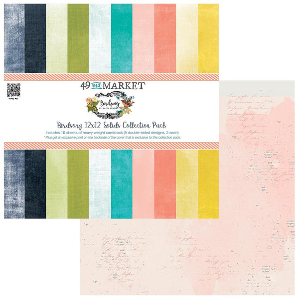 49 & Market - Birdsong - 12 x 12  Solids Collection Pack