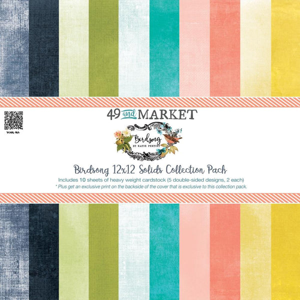 49 & Market - Birdsong - 12 x 12  Solids Collection Pack