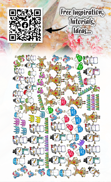 AALL & Create - Frosty Friends - Ephemera Pack 17