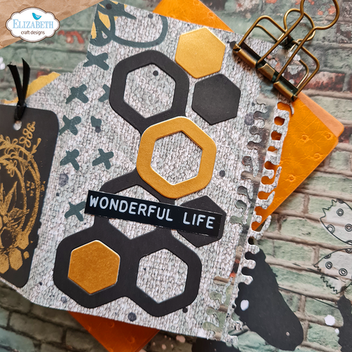 Elizabeth Craft Designs - Art Journal - Honeycomb die set
