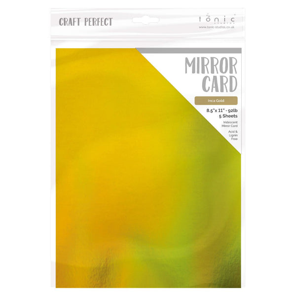 Tonic Studios - Mirror Cardstock - Inca Gold