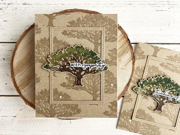 Taylored Expressions - Tranquil Tree stamp & die combo