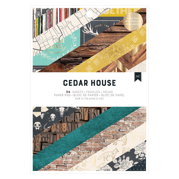 American Crafts - Cedar House - 6 x 8 Paper Pad