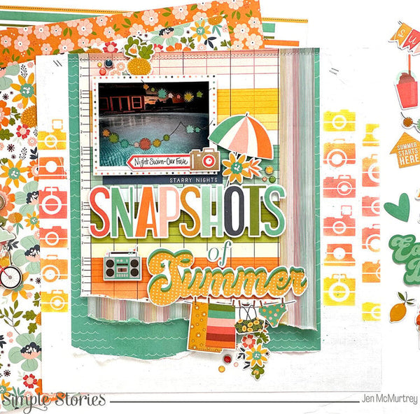 Simple Stories - Summer Snapshots - 12 x 12 Collection Kit