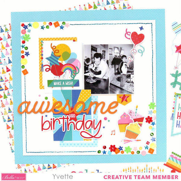 Bella Blvd - Birthday Bash - 12 x 12 Collection Kit