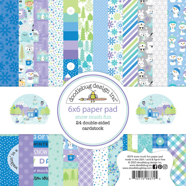 Doodlebug Design - Snow Much Love - 6 x 6 paper pad