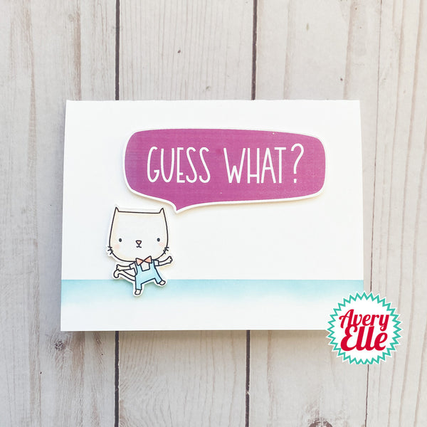Avery Elle - Guess What - Clear stamp set