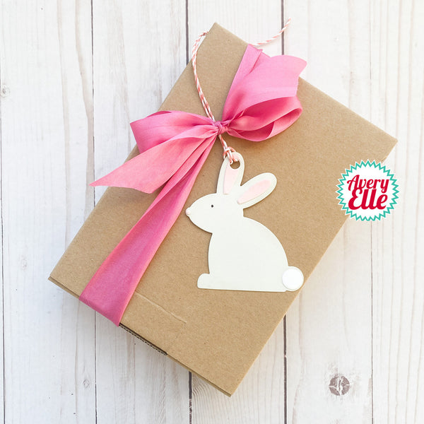 Avery Elle - Bunny Tag - Clear Stamps