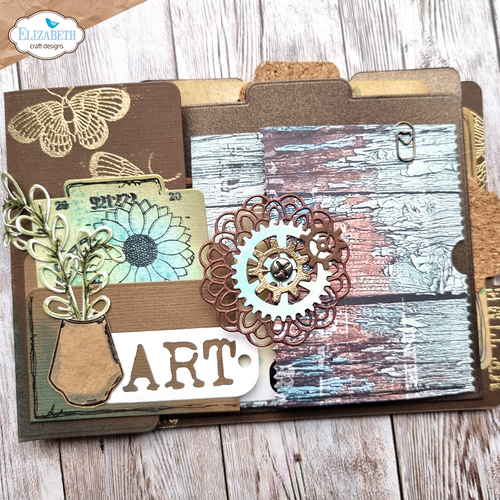 Elizabeth Craft Designs - Grungy Wood paper set