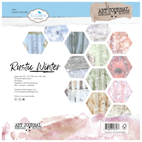Elizabeth Craft Designs - Rustic Winter paper set
