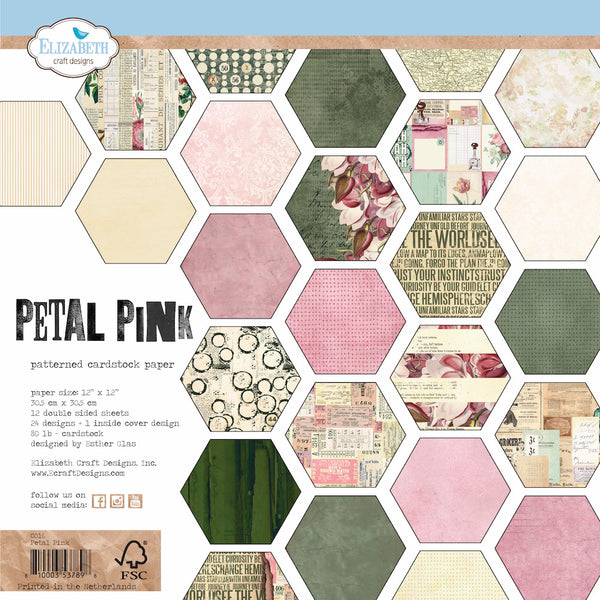 Elizabeth Craft Designs - Petal Pink paper set