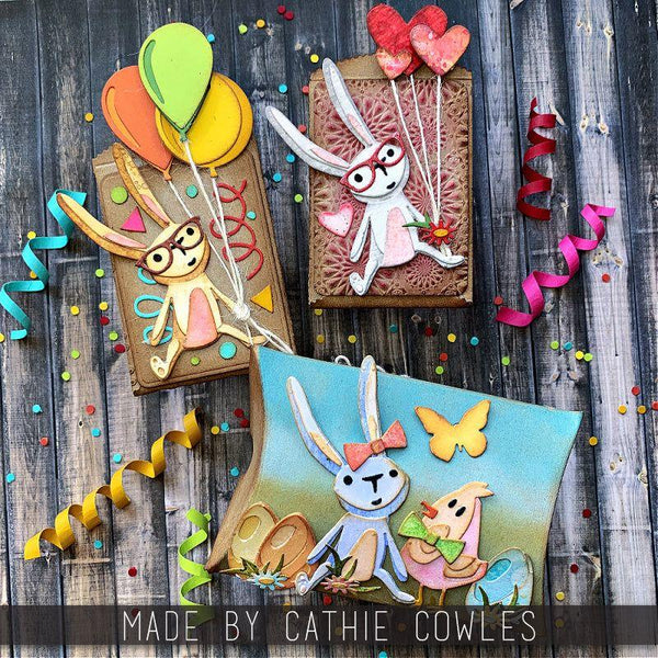 Sizzix - Tim Holtz - Vault Bunny & Chick die set