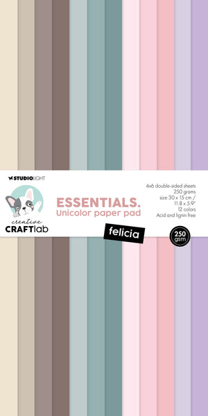 Studio Light - Craft Lab - Essentials Paper Pad - Felicia