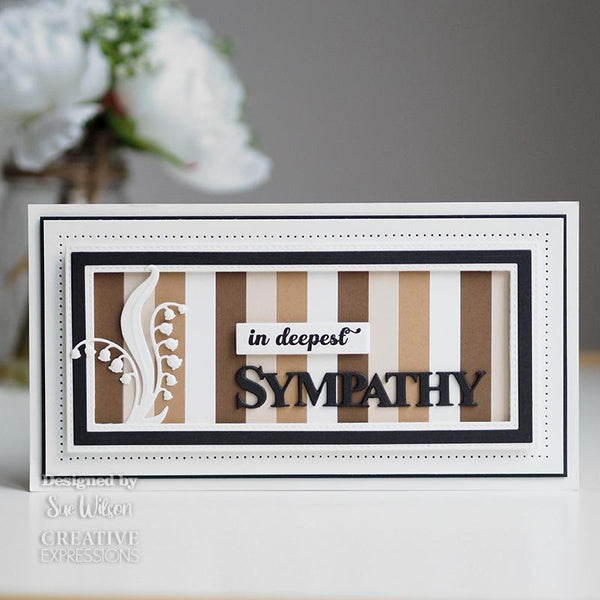 Creative Expressions - Craft Die & Stamp Set - Sympathy