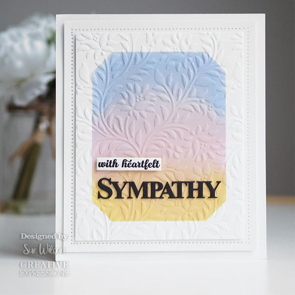 Creative Expressions - Craft Die & Stamp Set - Sympathy