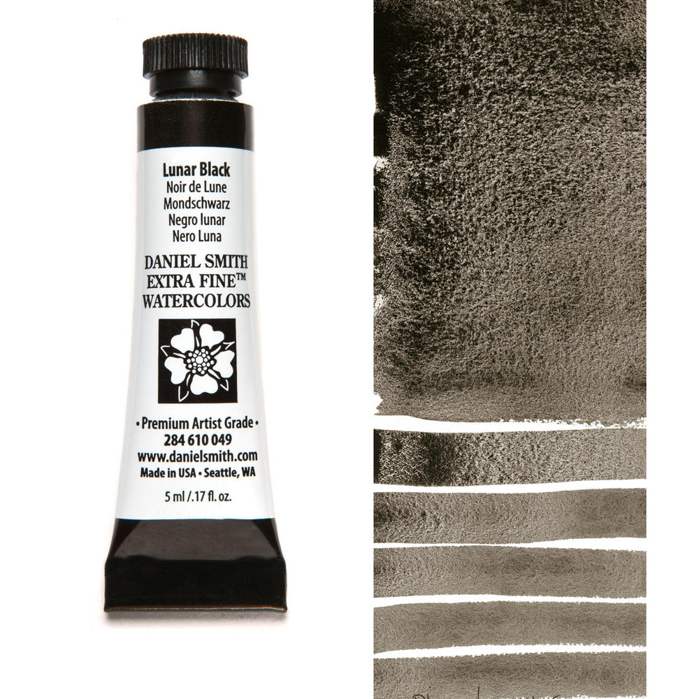 Daniel Smith - Extra Fine Watercolor Tube - 5ml Lunar Black