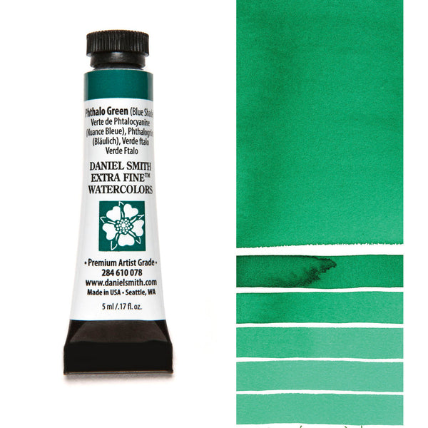 Daniel Smith - Extra Fine Watercolor Tube - 5ml Phthalo Green - Blue Shade