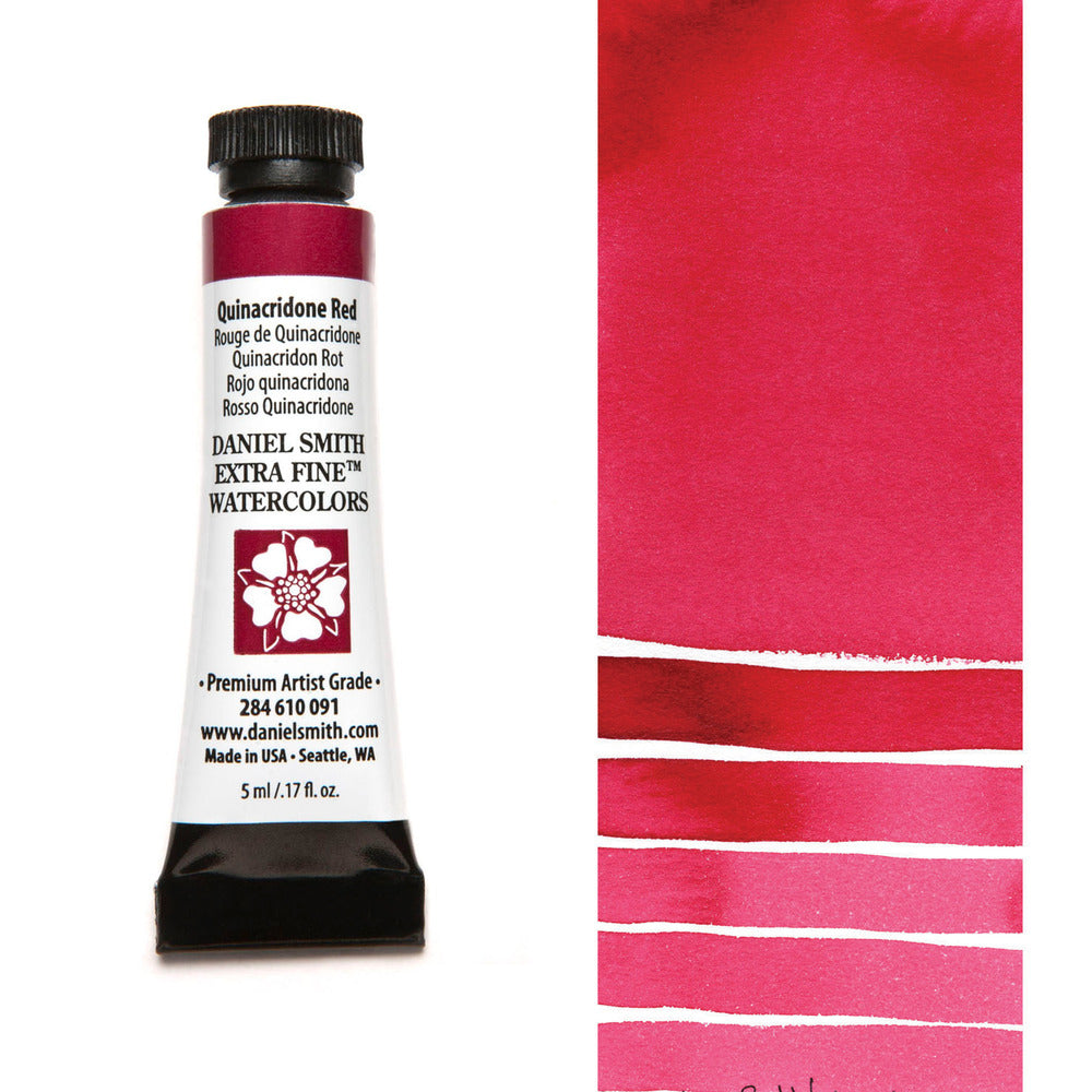 Daniel Smith - Extra Fine Watercolor Tube - 5ml Quinacridone Red