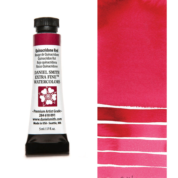 Daniel Smith - Extra Fine Watercolor Tube - 5ml Quinacridone Red