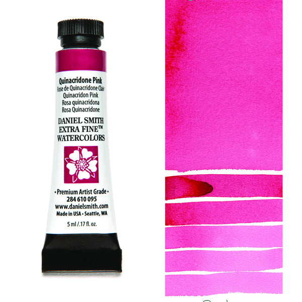 Daniel Smith - Extra Fine Watercolor Tube - 5ml Quinacridone Pink