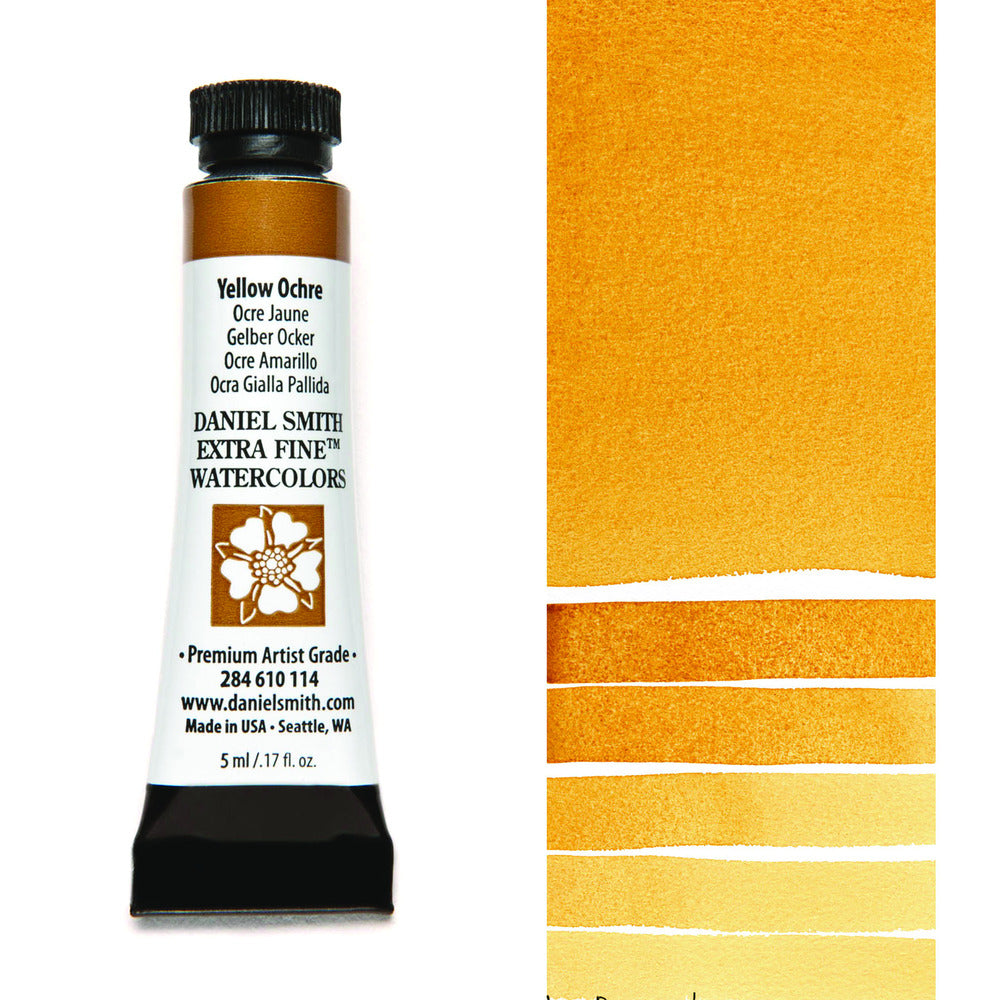 Daniel Smith - Extra Fine Watercolor Tube - 5ml Yellow Ochre