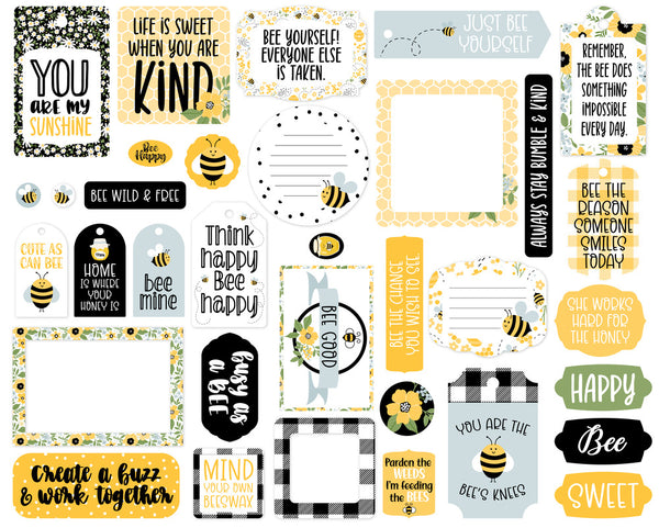Echo Park - Bee Happy - Frame and Tags Pack