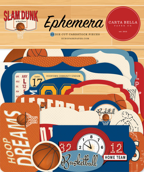 Carta Bella - Slam Dunk - Ehpemera Pack