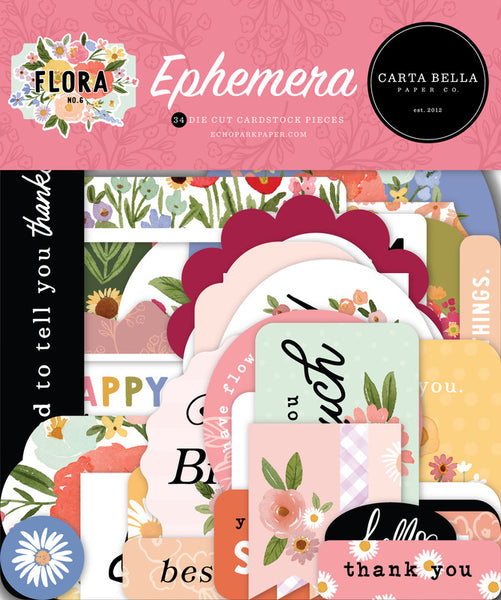 Carta Bella - Flora No. 6 - Ephemera Pack