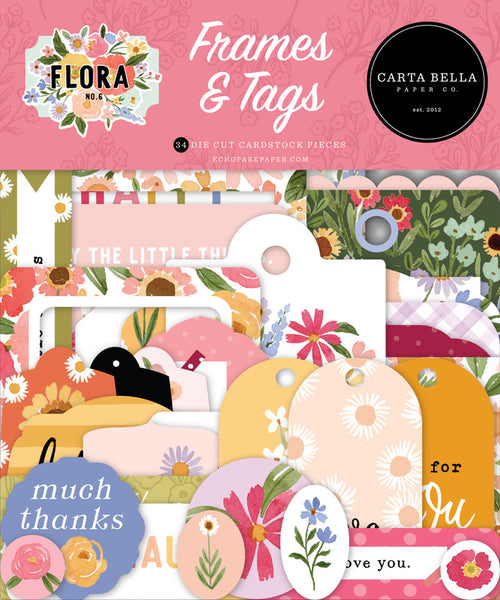 Carta Bella - Flora No. 6 - Frames & Tags Pack