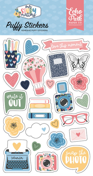 Echo Park - Our Story Matters - Puffy Stickers