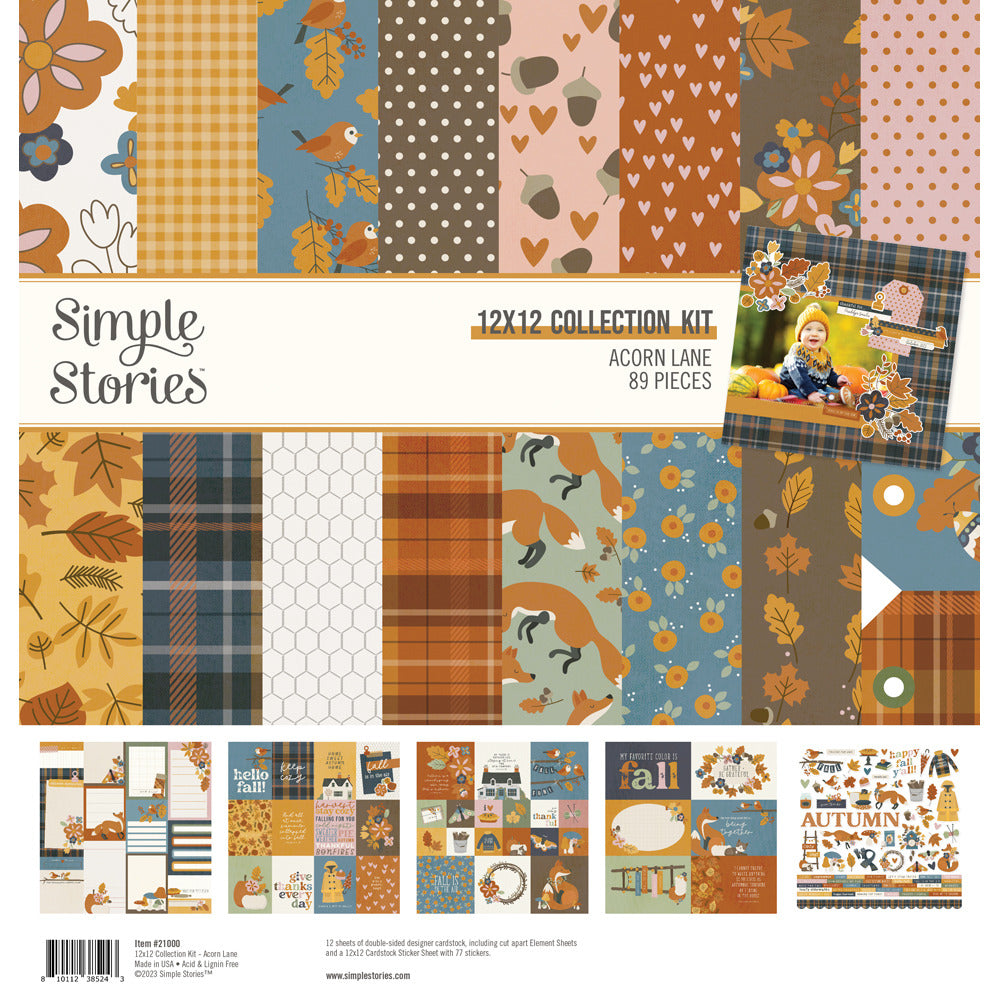 Simple Stories - Acorn Lane - 12 x 12 Collection Kit