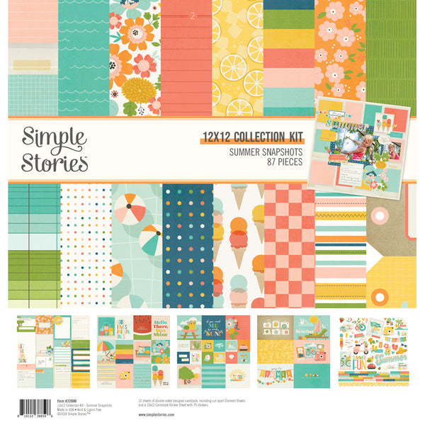 Simple Stories - Summer Snapshots - 12 x 12 Collection Kit