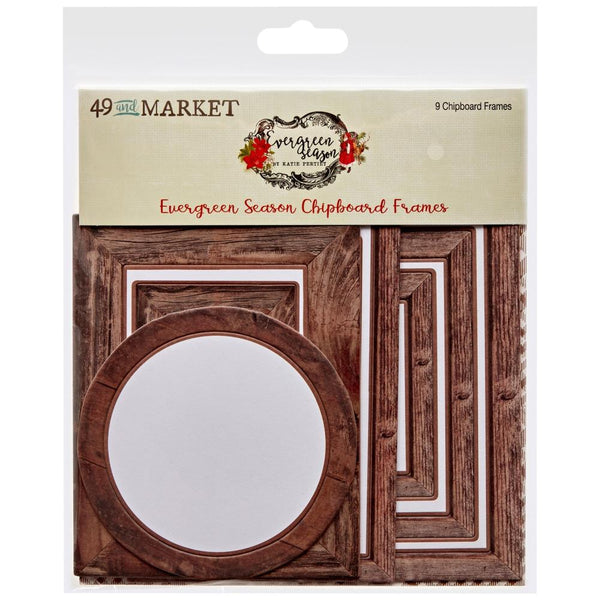 49 & Market - Evergreen Season - Chipboard Frames