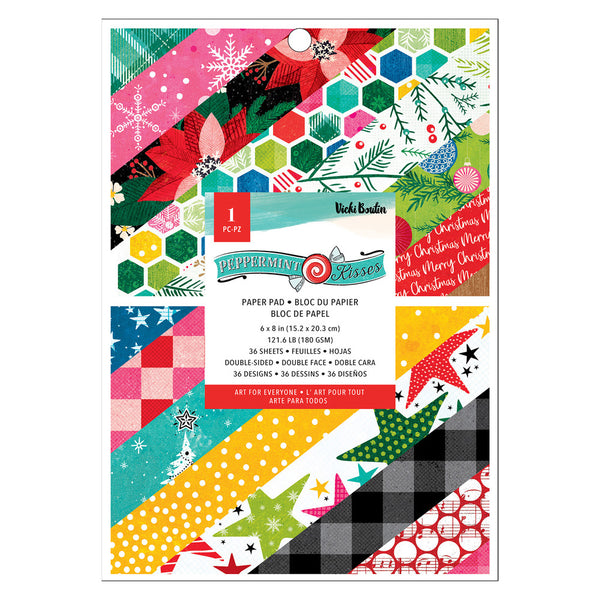Vicki Boutin - Peppermint Kisses - 6 x 8 Paper Pad