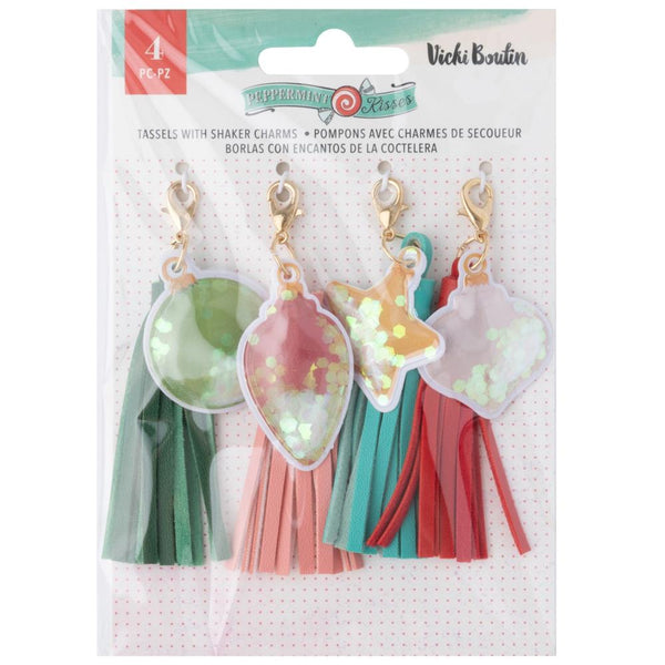 Vicki Boutin - Peppermint Kisses - Tassels with Shaker Charms