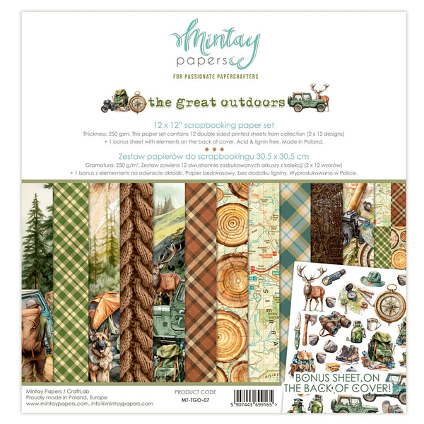 Mintay Papers - The Great Outdoors - 12 x 12 Paper Set