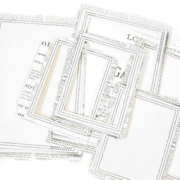 49 and Market - Vintage Artistry Essentials - Rectangle Stitched Frames
