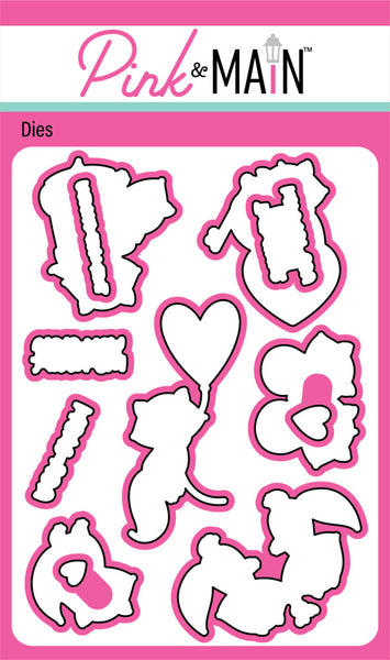 Pink and Main - Stole My Heart - Coordinating Die set