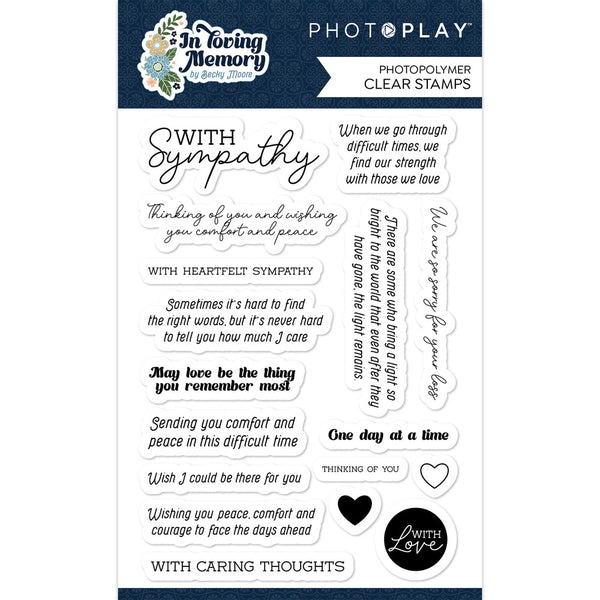 Photoplay Paper - Say It With Stamps - In Loving Memory stamp set
