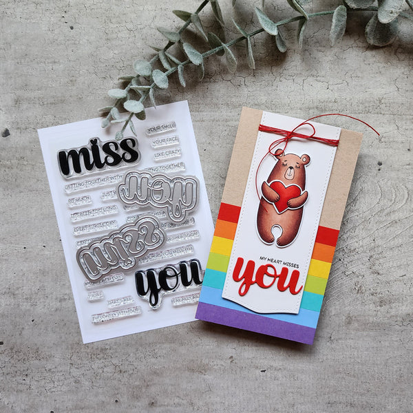 Photoplay Paper - Say It With Stamps - Miss You die