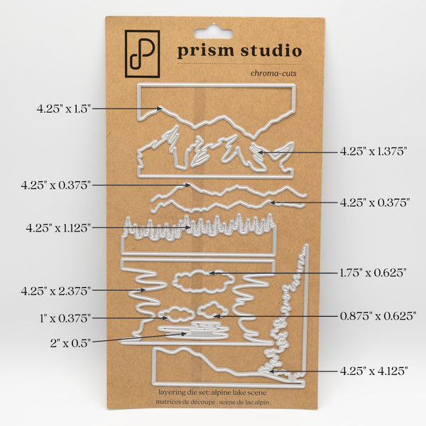 Prism Studio - Layering Die - Alpine Lake Scene