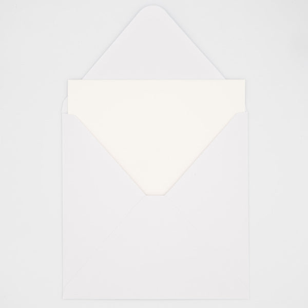 Prism Studio - Card Blanks with Envelopes - 6 x 6 White