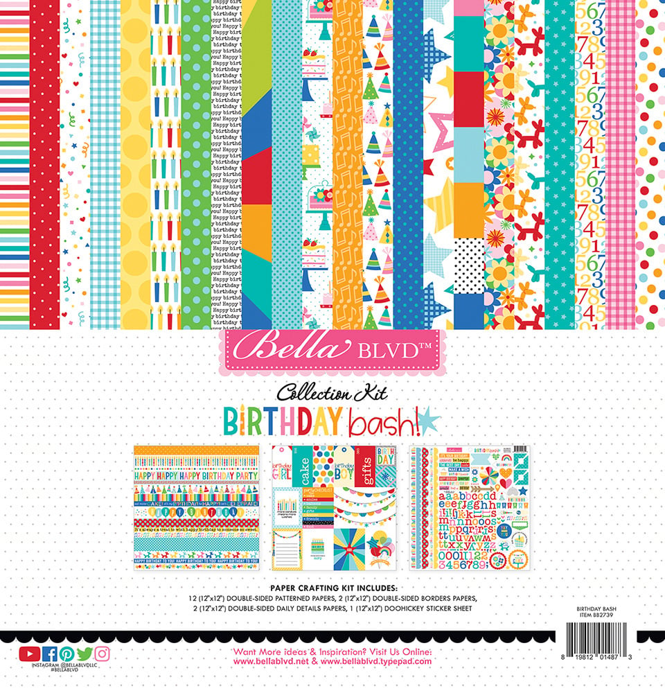 Bella Blvd - Birthday Bash - 12 x 12 Collection Kit