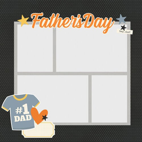 Simple Stories - Page Pieces - Father's Day