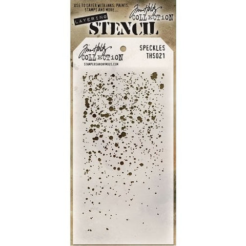 Stampers Anonymous Tim Holtz Layering Stencils - Speckles THS021