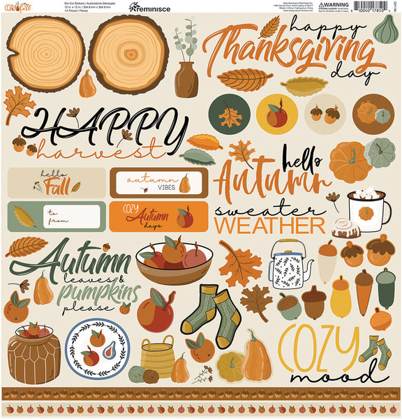 Reminisce - Cozy Fall - 12 x 12 Collection Kit