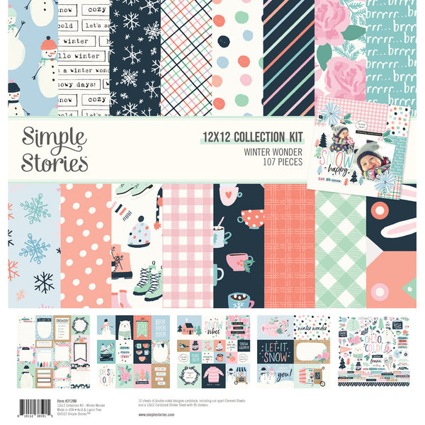 Simple Stories - Winter Wonder - 12 x 12 Collection Kit