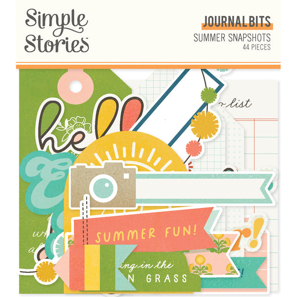 Simple Stories - Summer Snapshots - Journal Bits & Pieces