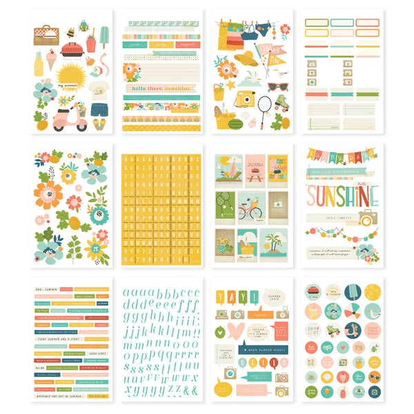 Simple Stories - Summer Snapshots - Sticker Book